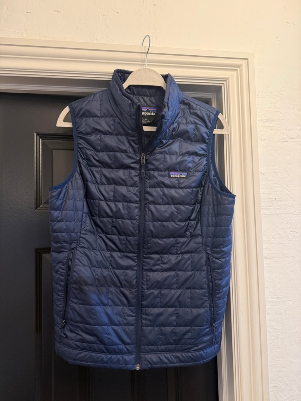 Patagonia Quilted Sleeveless Vest — Deep Blue